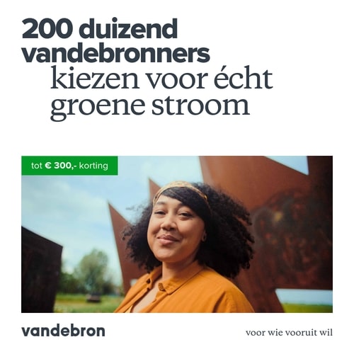 Vandebron welkomstcadeau