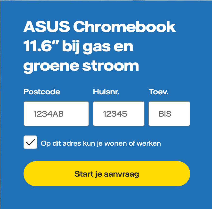 Gratis laptop Vattenfall