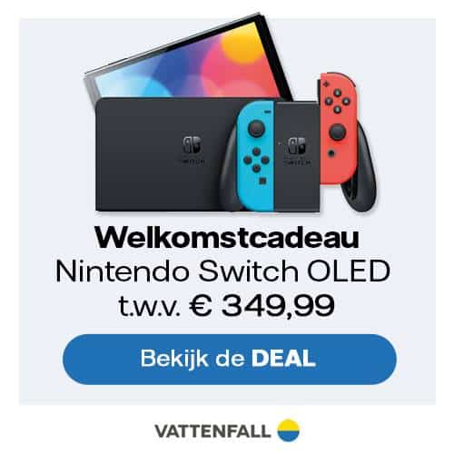 Vattenfall Nintendo Switch Actie