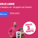 Essent laadpas actie