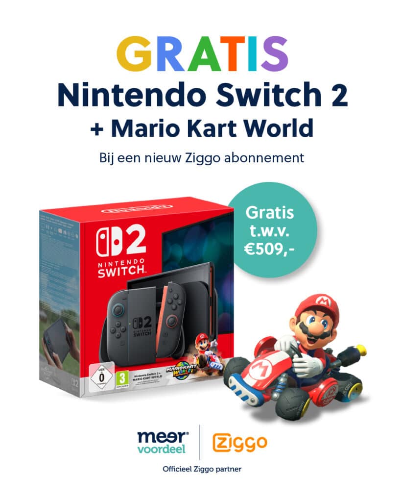 Gratis Nintendo Switch met Ziggo
